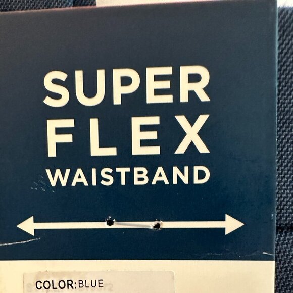 Haggar 365 Flex Dress Pant Men's Size 34X34 Blue Stretch Comfort Straight Fit - Picture 5 of 9